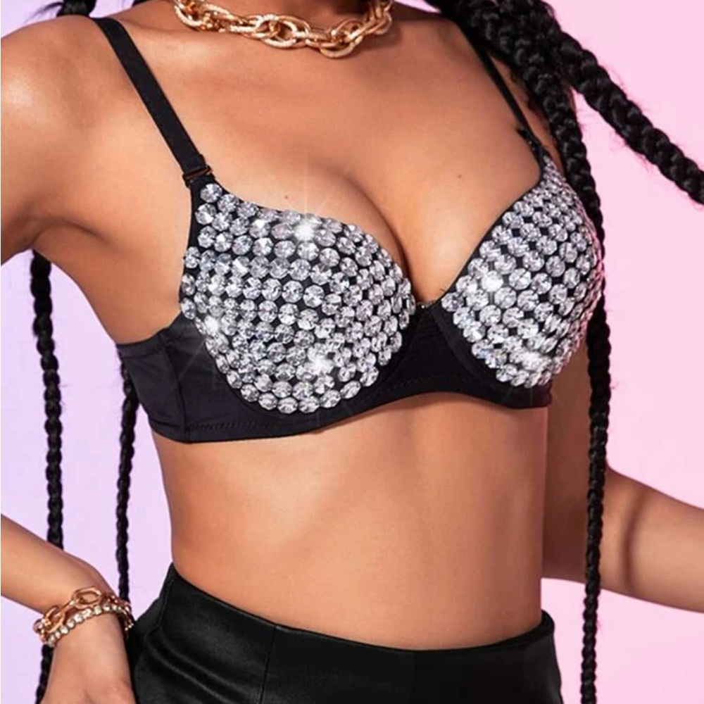NEVER WORN Bling Bra Top 💎